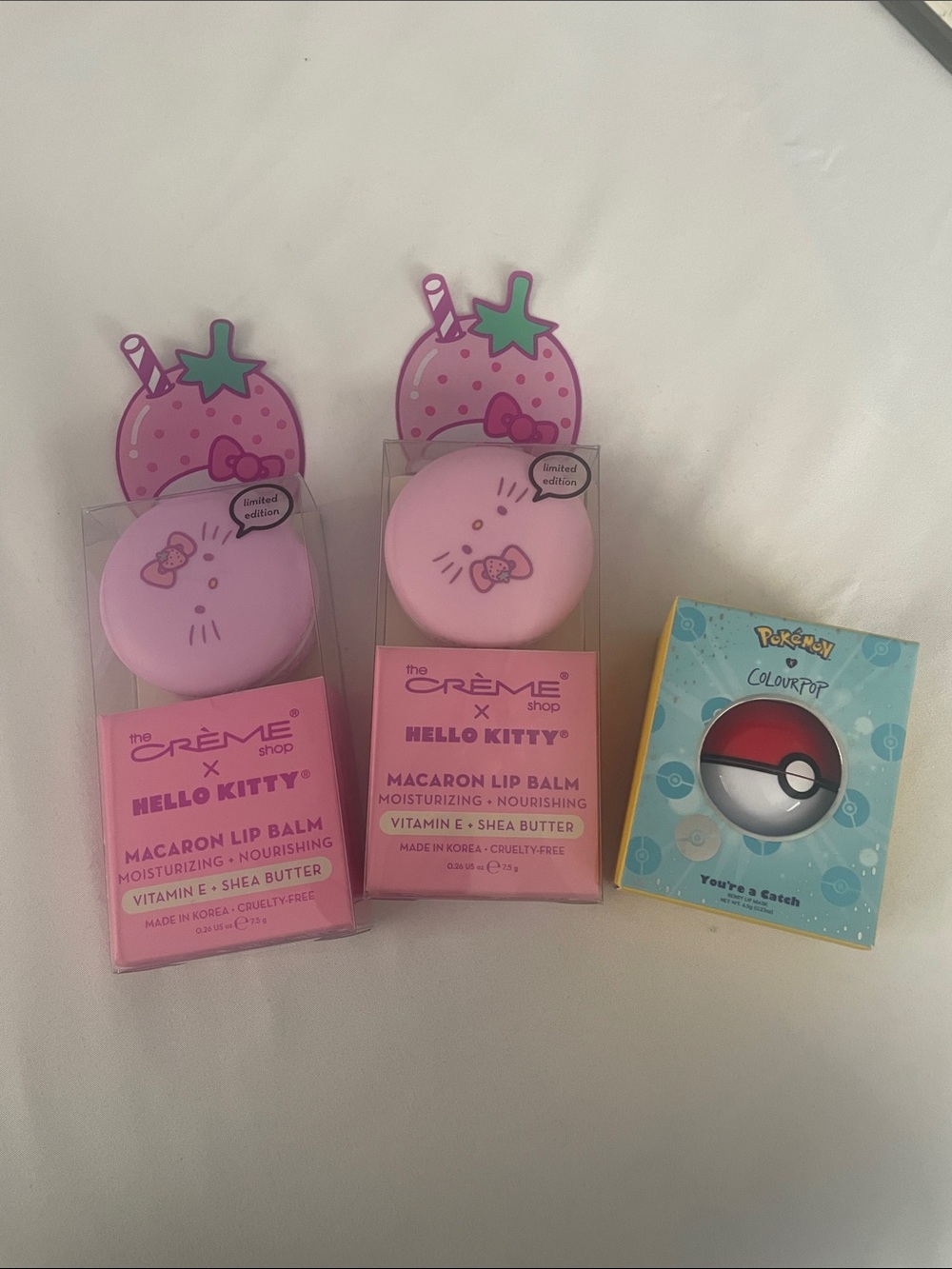 Hello Kitty & Pokemon Lips